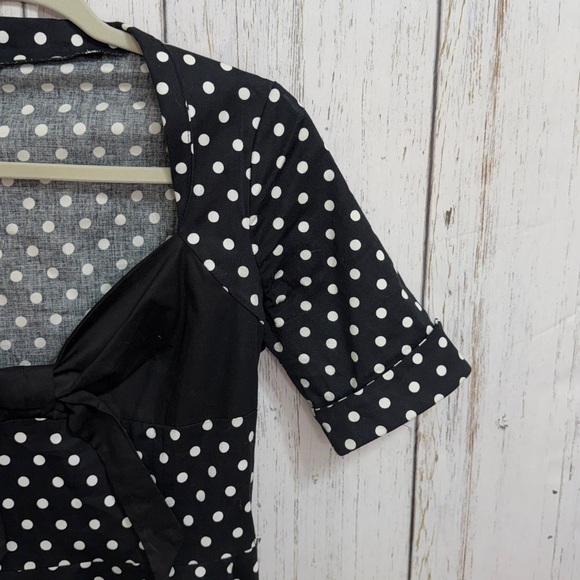 Retro Style Polka Dot Dress - Picture 3 of 9